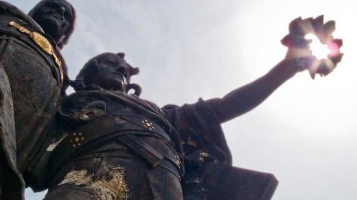 Sousoší - J. V. Myslbek: Slavoj a Záboj