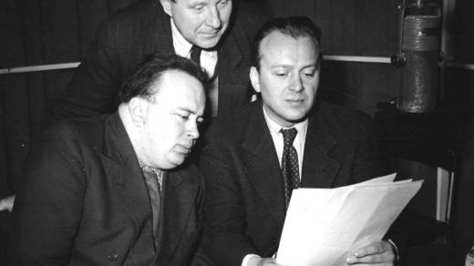 Ludvík Aškenazy (vlevo) a Karel Höger