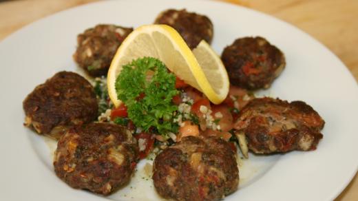 Sysrský kebab z mletého masa