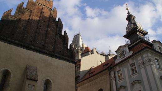 Židovská radnice a synagogy na pražském Josefově