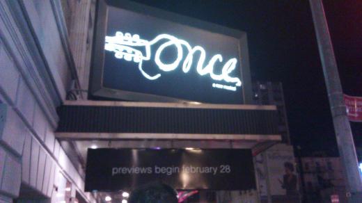 Muzikál Once na Broadwayi