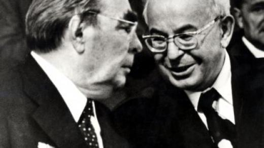 Husak a Breznev