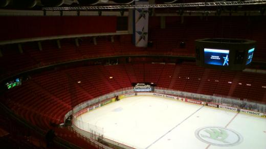 Červené hlediště haly Globen zažil při působení v AIK Stockholm i Martin Procházka