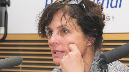 Jana Krausová v pořadu Host Radiožurnálu