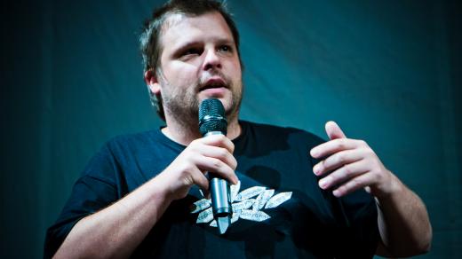 Petr Minařík na literárním festivalu Měsíc autorského čtení