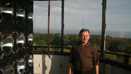 Pan Alexandr Krenžalek pracuje v majáku už přes 40 let