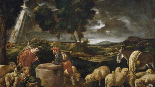 Pedro de Orrente: Jákobův žebřík (17. stol.)