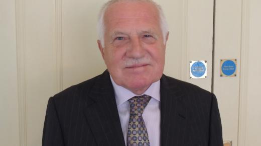 Václav Klaus na konferenci v anglickém Windsoru 