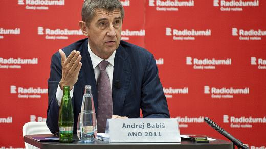 Speciál Martina Veselovského s celostátními lídry, Andrej Babiš