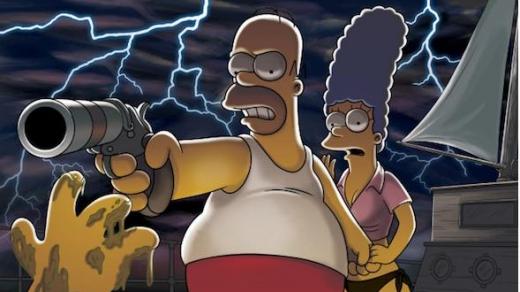 z jedné z hororových epizod Simpsonů