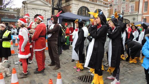 Běžci v roli diváků