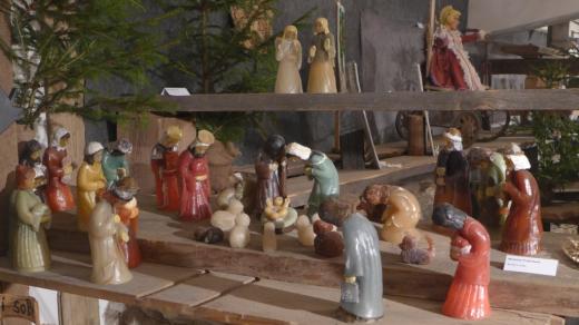 Voskový betlém Mirky Fridrichové (Pohádkové Vánoce v Betlémské kapli 2013)