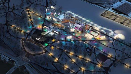 Vizualizace Olympijského parku Soči – Letná 2014 