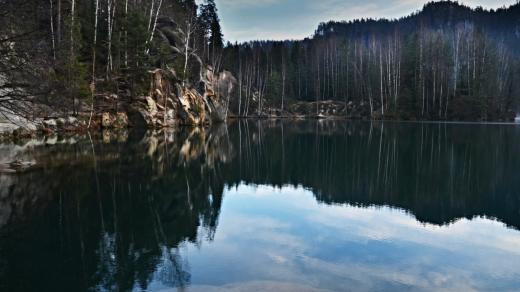 Adršpašské skály - jezero