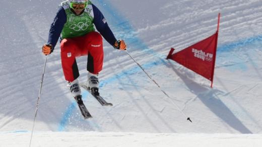 Tomáš Kraus v akci na olympijských hrách v Soči