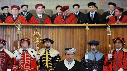 Inaugurace, rektor Univerzity Karlovy