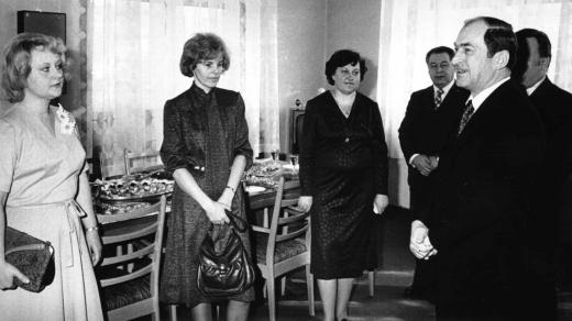 MDŽ v ČsRo-80.léta-vpravo řed. Ján Riško