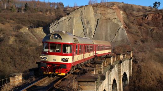 Viadukt a skály na Pražském Semmeringu