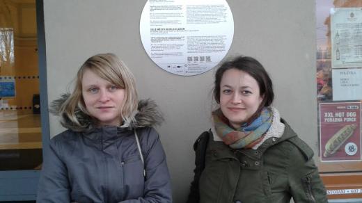 Zuzana Koňasová a Jana Mitrová z Živé paměti Liberec