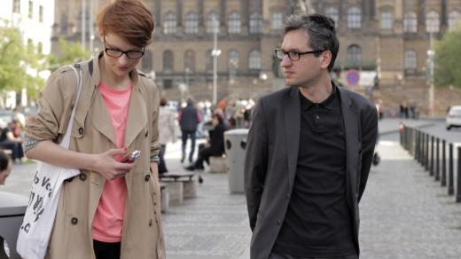 Bára Šichanová a Adam Gebrian