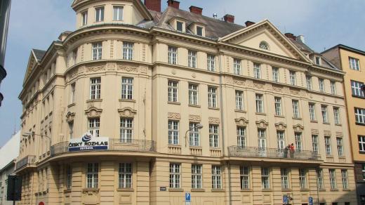 Rütgersův palác na ulici Dr. Šmerala - odtud pro vás vysíláme