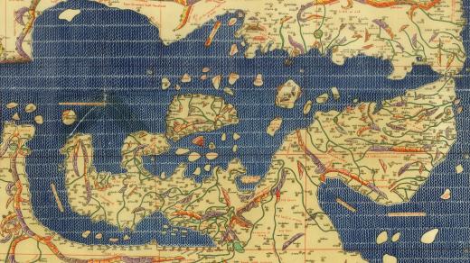 Rogerova mapa. Idrisi. Měřitko neuvedeno.Stuttgart: Konrad Miller, 1928. Faksimile.