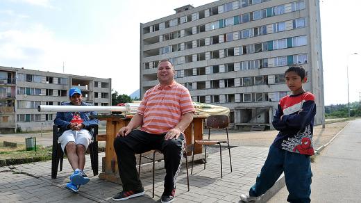 Romové na sidlišti Chanov
