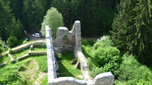 Jeden z paláců z ptačí perspektivy