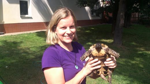 Veterinární lékařka Ludmila Svobodová a Karel