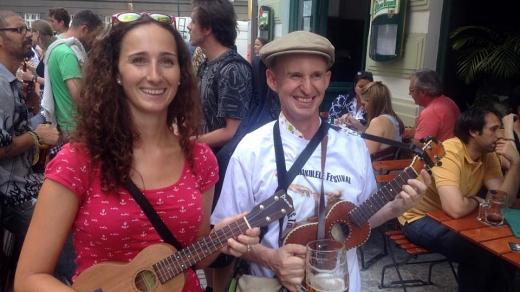 Ben a Tereza z Ukulele festivalu