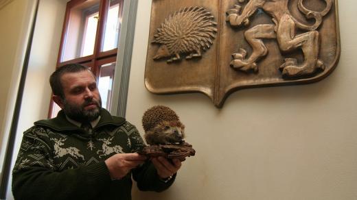 Lubomír Dohnal a symbol města Jihlavy