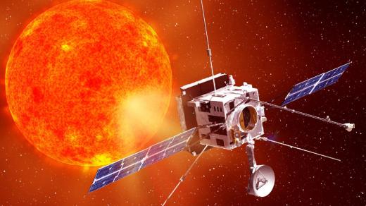 Animace družice Solar Orbiter