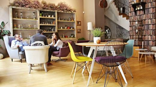 Interiér La Bohème Café