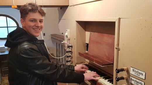 Kostel sv. Jana Křtitele, Jihlava, varhaník Dominik Máca