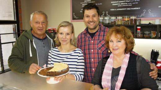 Marcel Vašinka, Iveta Fabešová, Naďa Konvalinková a Patrik Rozehnal
