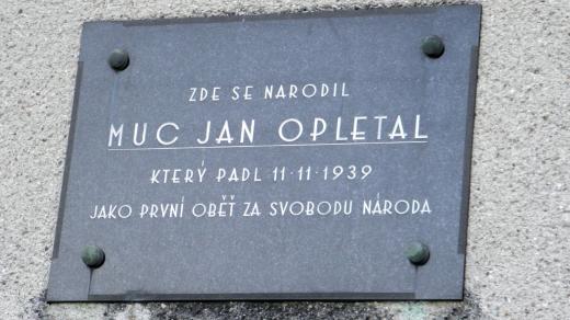 Pamětní deska na rodném domě