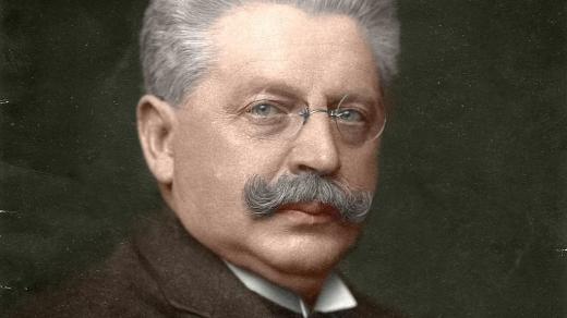 Kolorovaná fotografie Václava Klofáče ze 30. let 20. stol.