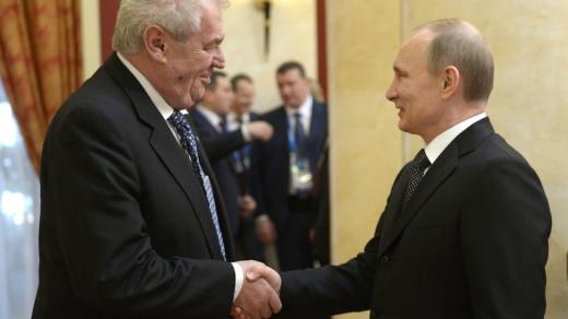 Miloš Zeman s ruským prezidentem Vladimirem Putinem v Soči. Ilustrační foto z února 2014
