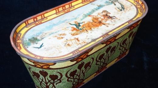 Krabička od cukrovinek firmy Stollwerck