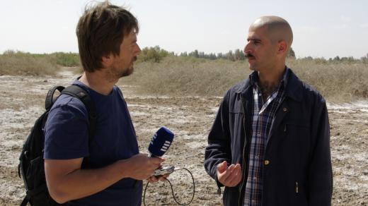 Autor reportáže s Muhammadem al-Kádím, který se záchraně mokřadů věnuje