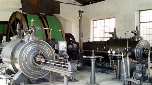 Parní těžní stroj dolu Anna