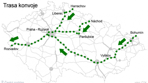 Trasa konvoje
