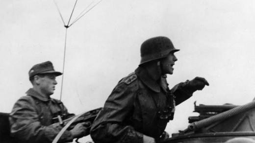 Německé tanky útočí na povstalce (ilustrační foto)