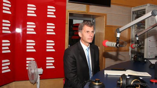 Jiří Kejval odstartoval prostřednictvím Radiožurnálu T-Mobile Olympijský běh