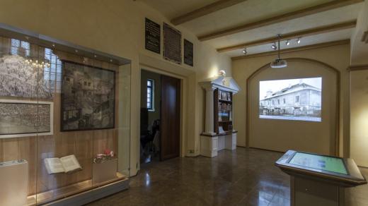 Pohled do expozice Maiselovy synagogy