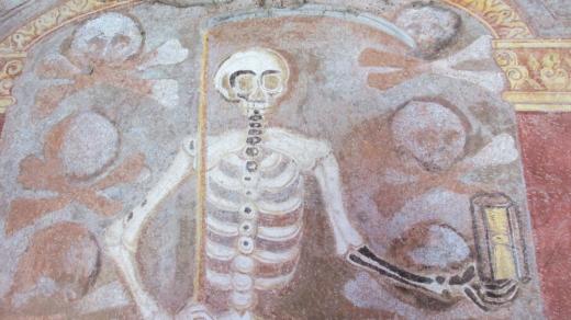 Malby pocházejí pravděpodobně z období kolem roku 1750