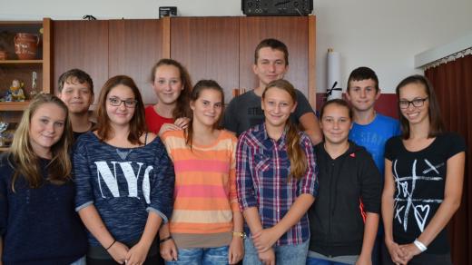 Děti ze ZŠ Košetice