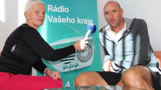 Autorka pořadu Dámská jízda Mirka Nezvalová a Jan Koller