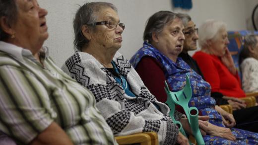 Rozhlasové čtení v Domově pro seniory v Náměšti