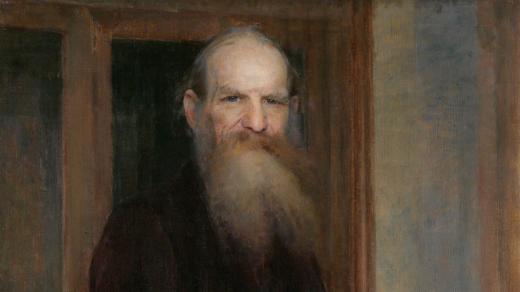 Vojtěch Hynais (1854–1925). Podobizna Josefa Hlávky, 1894, Národní galerie v Praze